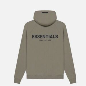 Fear Of God Essentials Taupe SS21 Hoodie Tuape new in package small